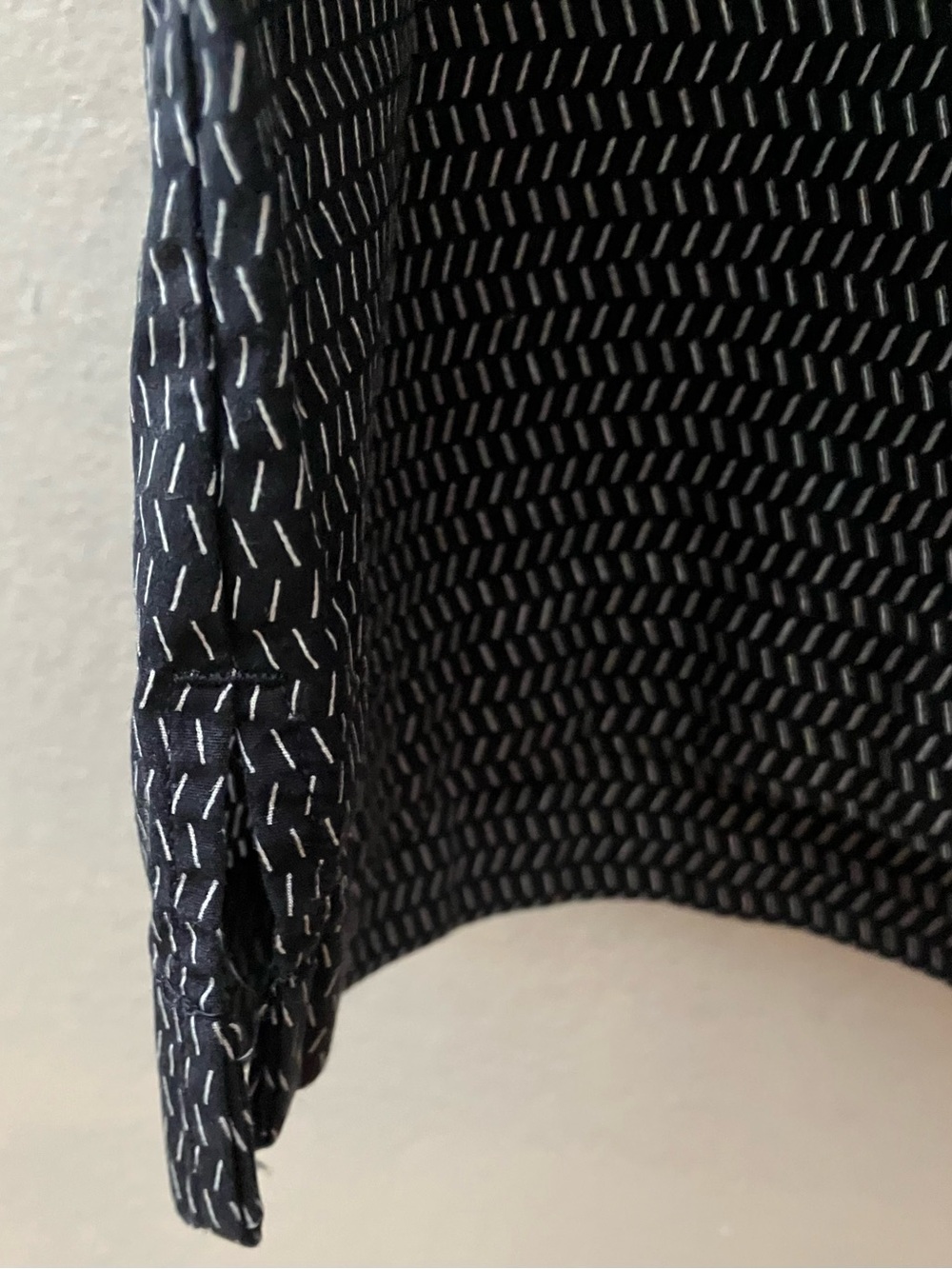 COS Black Micro-Pattern Polo - Picture 8 of 9